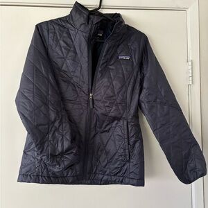 Patagonia Quilted Jacket in Dark Gray